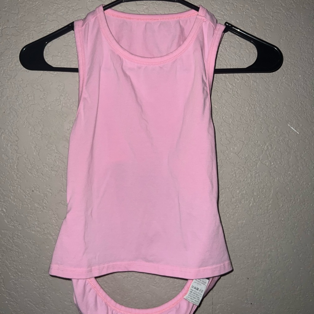 Pink Sleeveless Tank Top